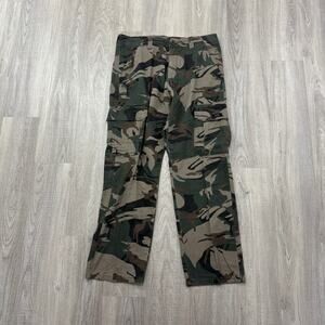 Wrangler Camo Cargo Pants Men's 32x30 Camouflage Outdoors Skater Utility NEW